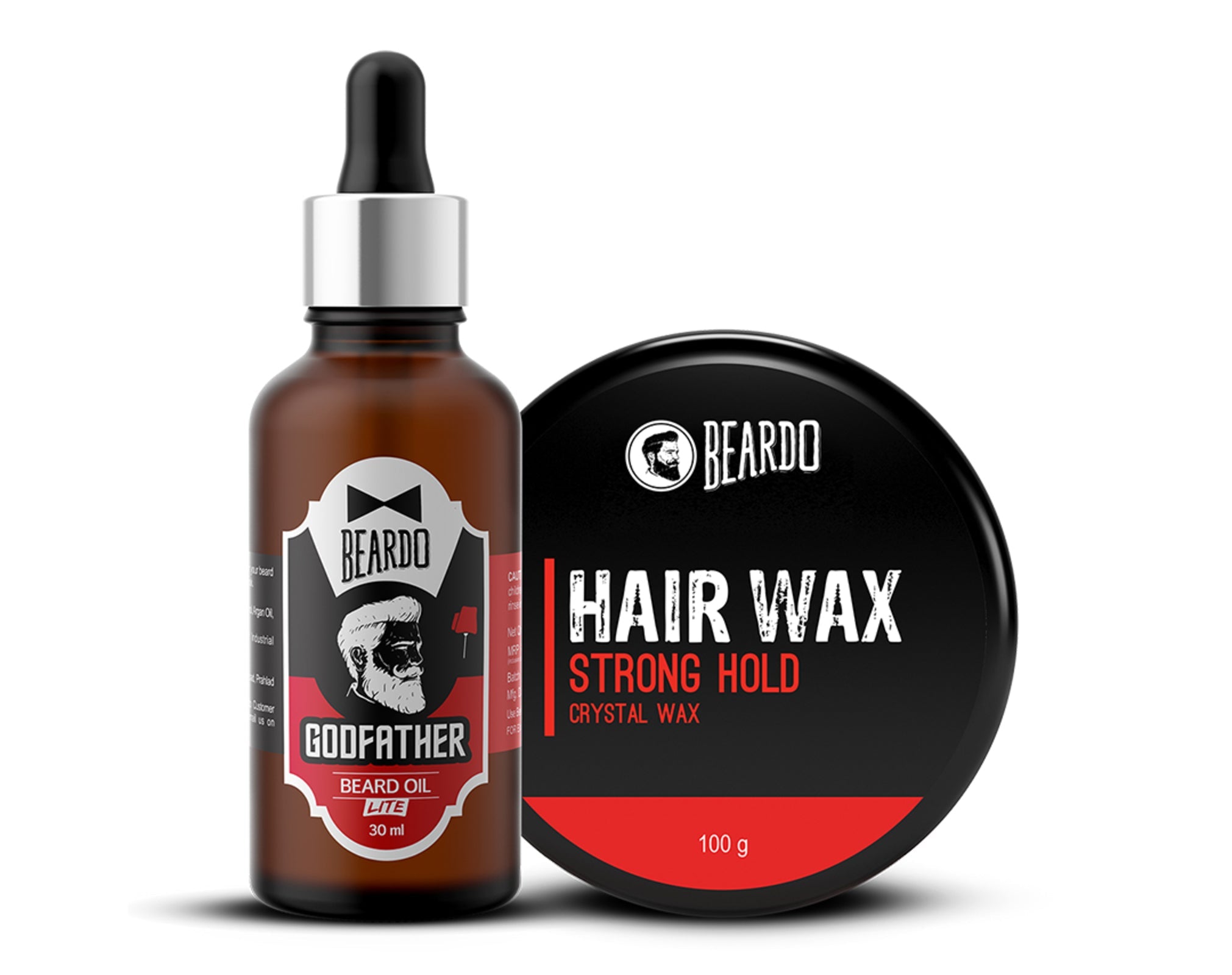 Beardo Hair & Beard Styling Duo Combo, Strong Hold - Buy from Indicrest