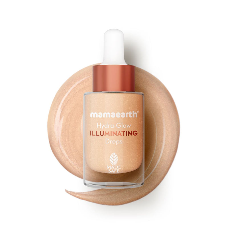 Mamaearth Hydra-Glow Illuminating Drops with Vitamin C & Hyaluronic Acid, 15ml - Buy from Indicrest