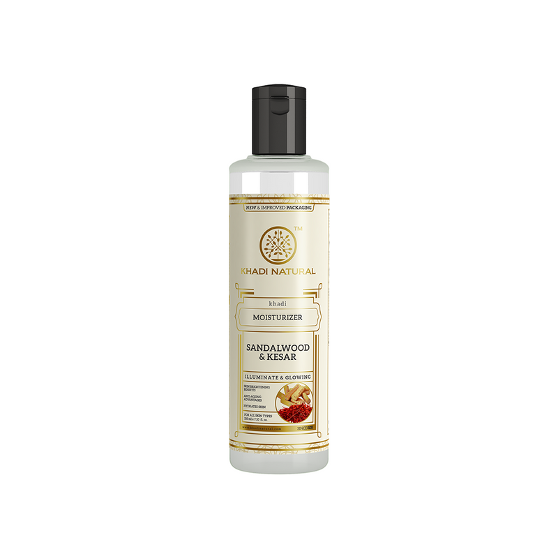 Khadi Natural Sandalwood & Kesar Moisturizer - 210ml - Buy from Indicrest