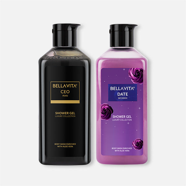 Power and Pose Shower Gel Combo - 2 x 250ml - Indicrest