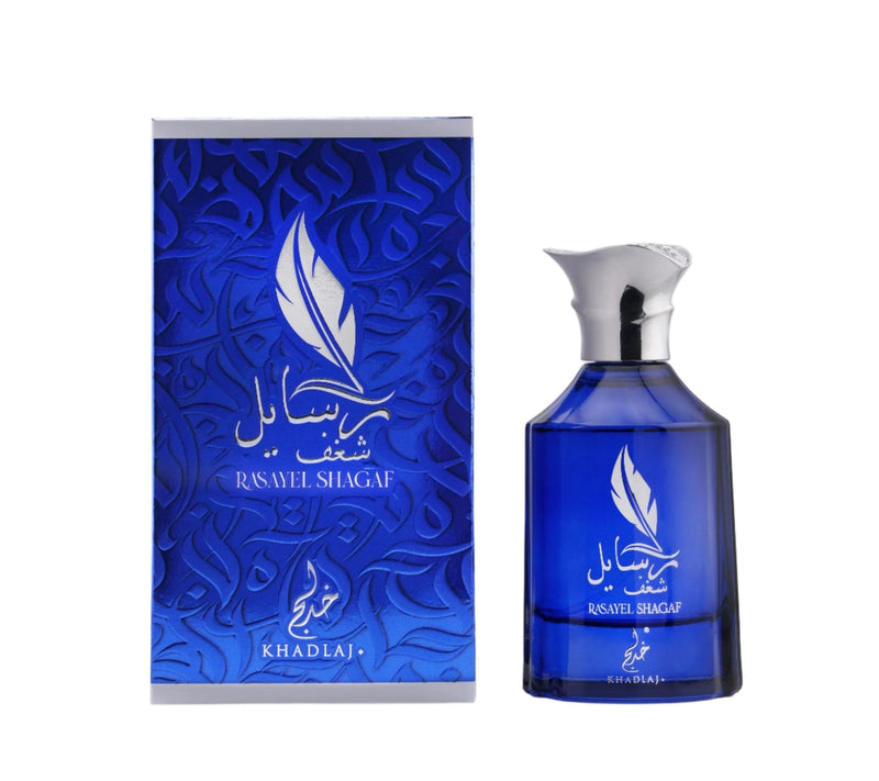 Khadlaj Perfumes RASAYEL SHAGAF,  100ml EAU DE PARFUM SPRAY FOR MEN - Buy from Indicrest