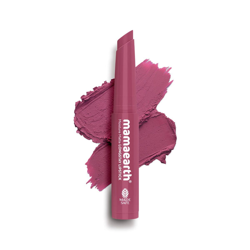 Mamaearth Moisture Matte Longstay Mini Lipstick, 0.7g | Pink Tulip - Buy from Indicrest