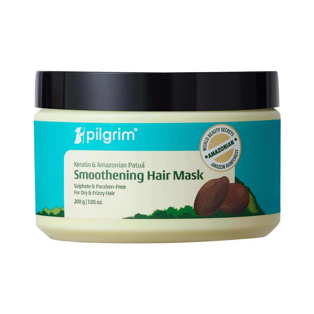 Pilgrim Patua & Keratin Smoothening Hair Mask, 200g - Buy from Indicrest
