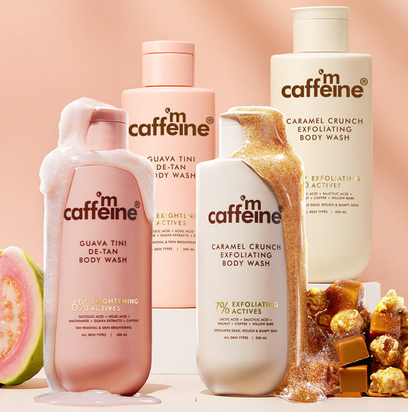 Mcaffeine De-Tan & Exfoliating Body Washes, Set of 4 X 300ml - Buy from Indicrest