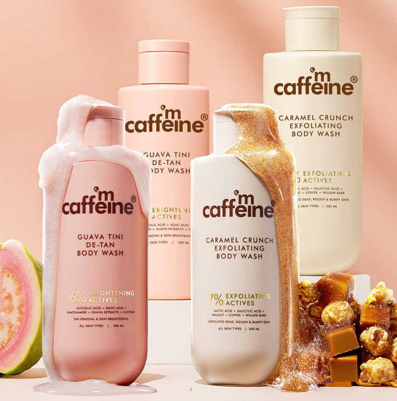 Mcaffeine De-Tan & Exfoliating Body Washes, Set of 4 X 300ml - Buy from Indicrest