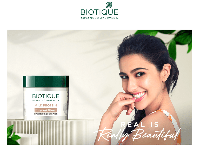 Biotique Milk Protein Instant Glow Brightening Face Pack, 175g - Image 3 - Buy from Indicrest