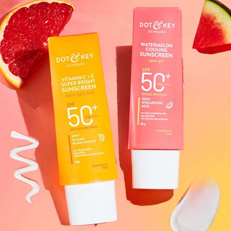 Dot & Key SPF 50+ Ultra Light Sunscreen Duo, 50g+50g Buy at Indicrest
