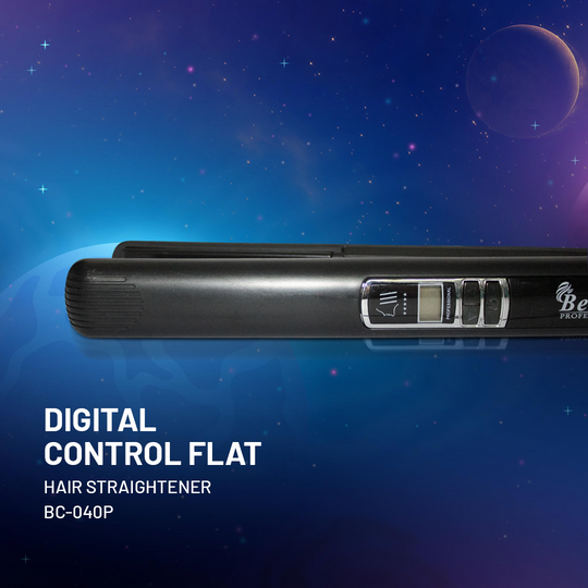 Berina Professional Digital Control Flat Straightener BC-040P | Precise Temperature Control & Smooth Styling, BC-040P Buy from Indicrest