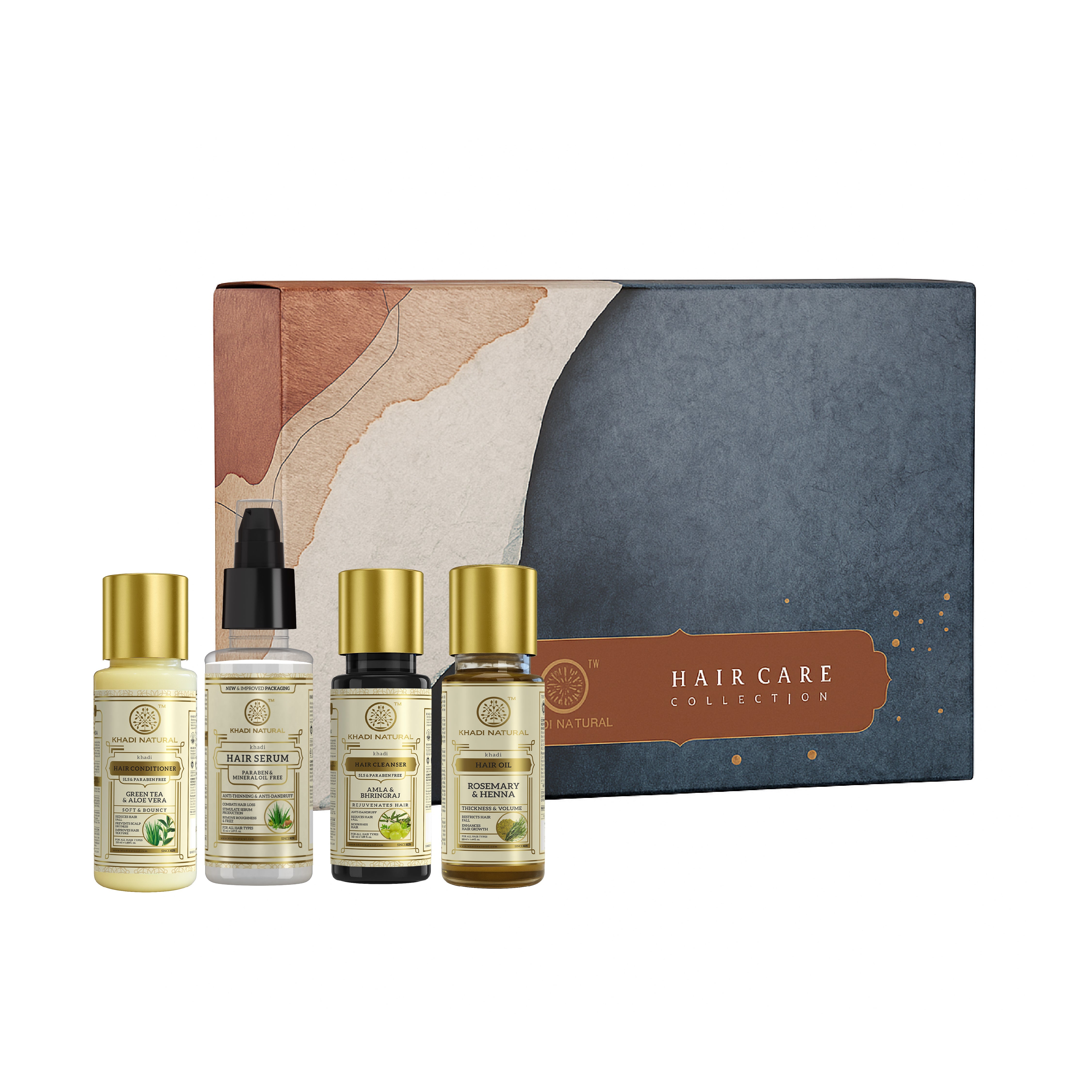 Khadi Natural Hair Care Kit Combo Pack Of 4 – 50ml Each - Buy from Indicrest