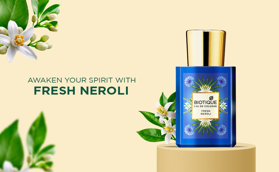 Biotique Fresh Neroli Eau De Cologne, 50ml - Image 3 - Buy from Indicrest