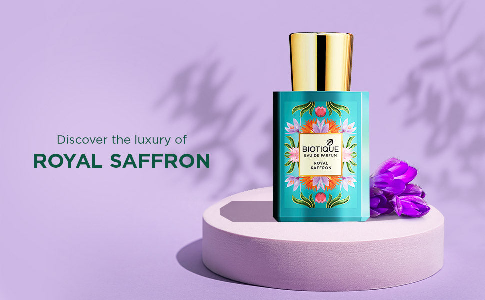 Biotique Royal Saffron Eau De Parfum, 50ml - Image 3 - Buy from Indicrest