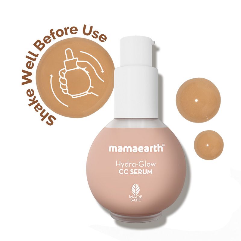 Mamaearth Hydra-Glow CC Serum with Vitamin C & Hyaluronic Acid, Vanilla, 30ml - Image 10 - Buy from Indicrest