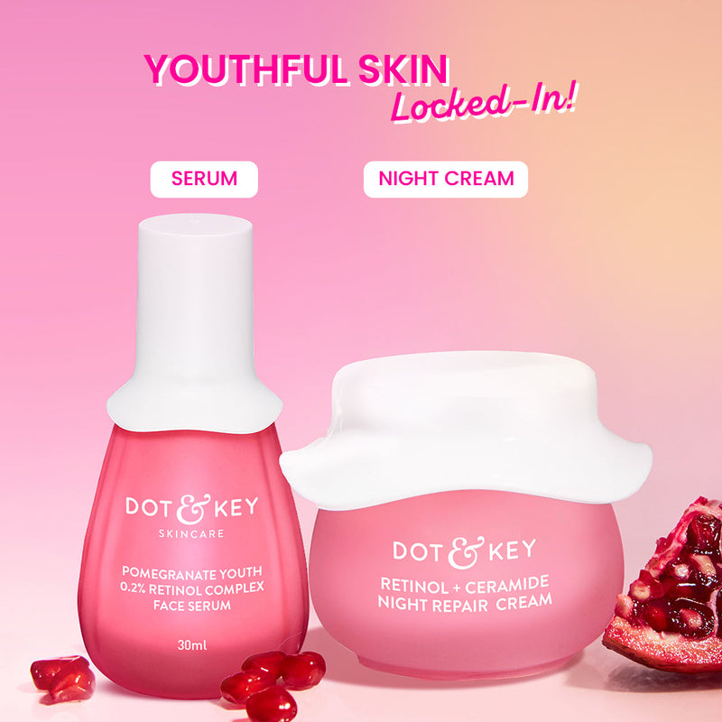 Dot & Key Forever Young Retinol Power Duo, (30ml+60ml) Buy at Indicrest