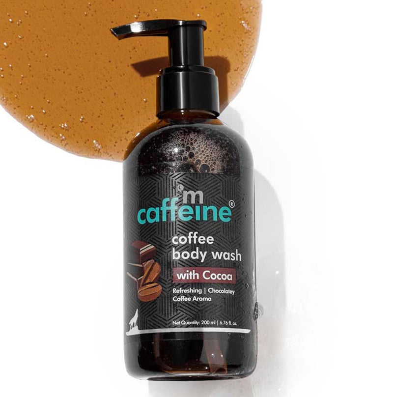 Mcaffeine Coffee Body Wash with Cocoa for Energizing & De-Tan, 200ml - Buy from Indicrest