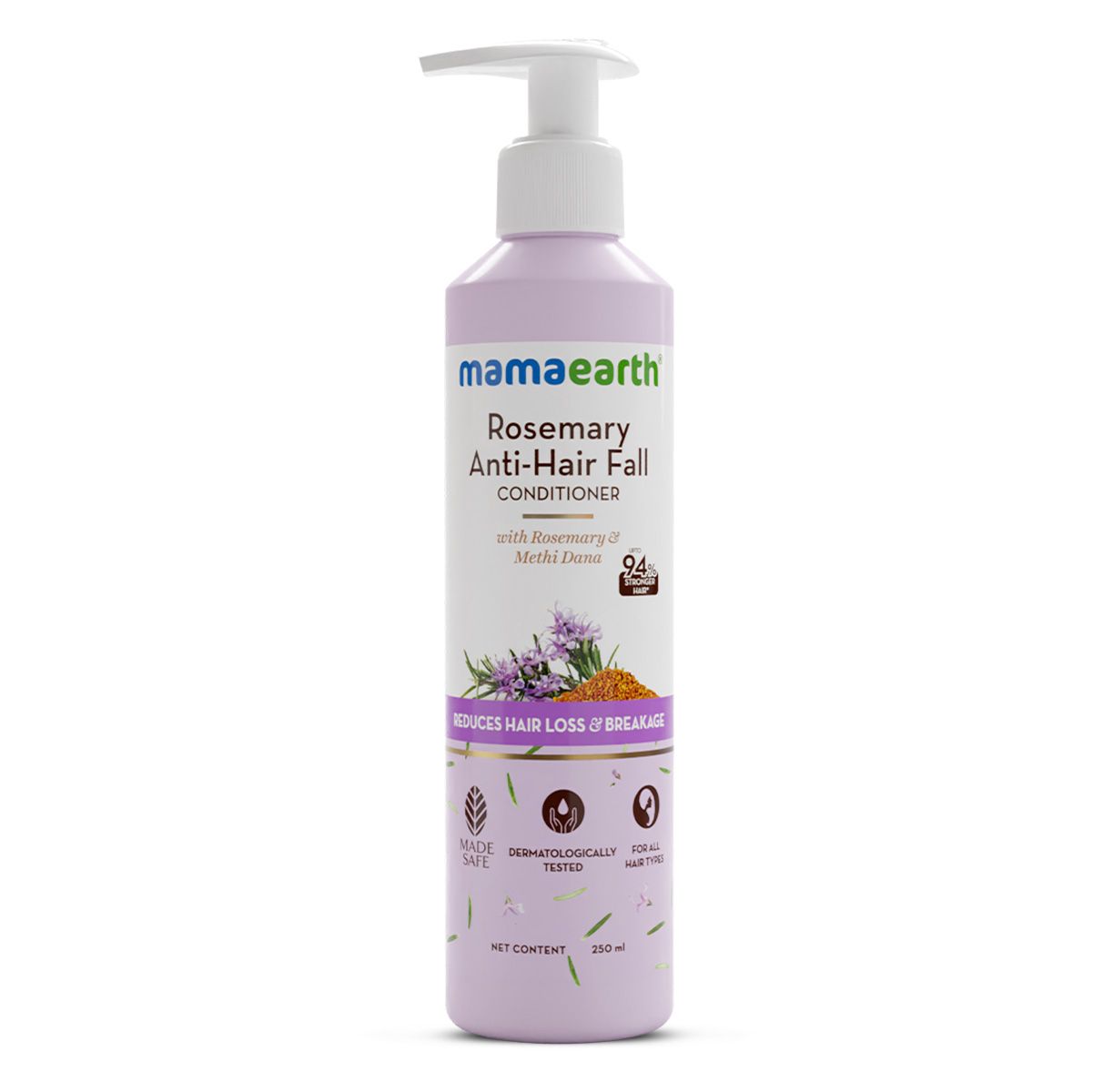 Mamaearth Rosemary Anti-Hair Fall Conditioner with Rosemary & Methi Dana for Reducing Hair Loss & Breakage, 250ml - Image 9 - Buy from Indicrest