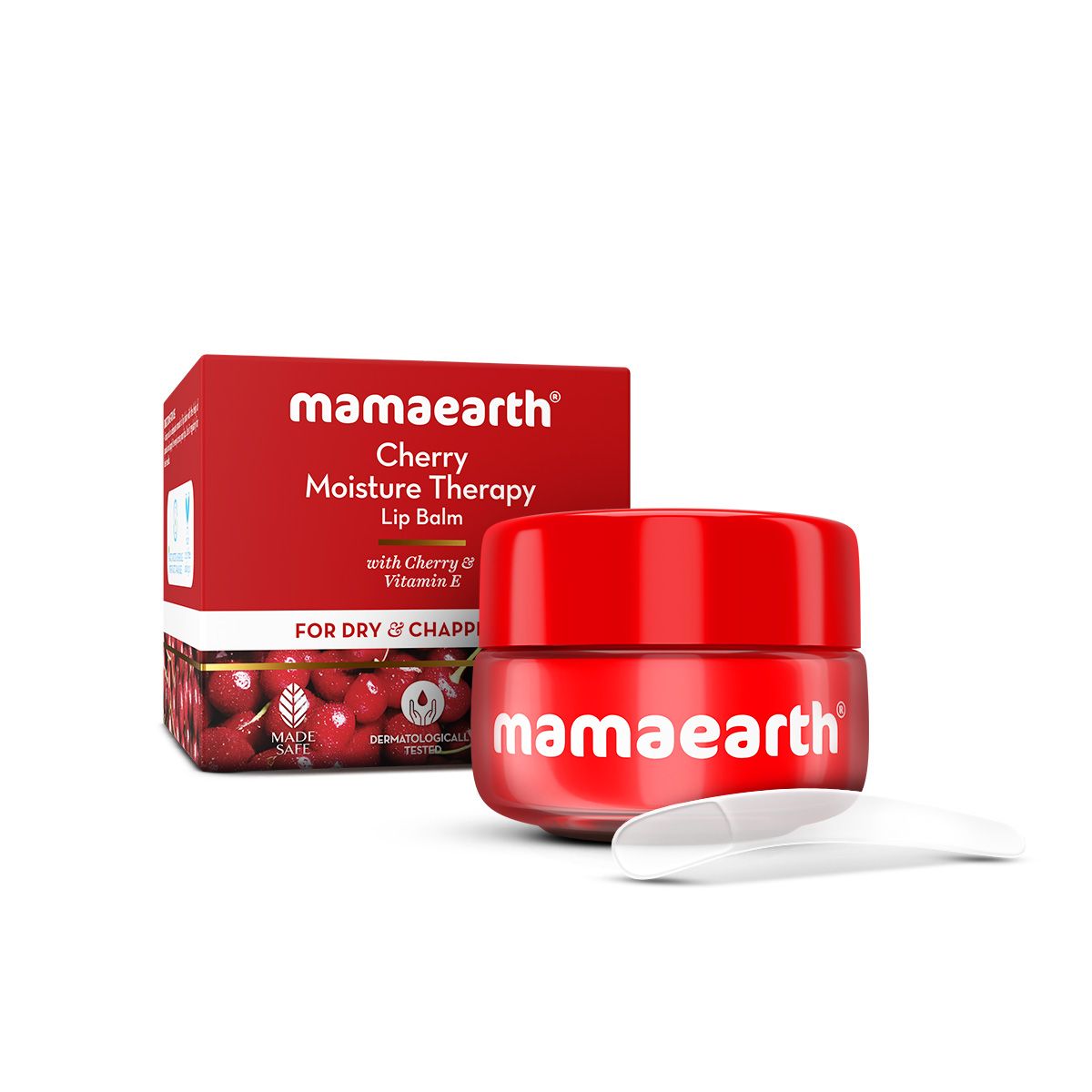 Mamaearth Cherry Moisture Therapy Lip Balm with Cherry & Vitamin E for Dry & Chapped Lips, 15g - Image 11 - Buy from Indicrest