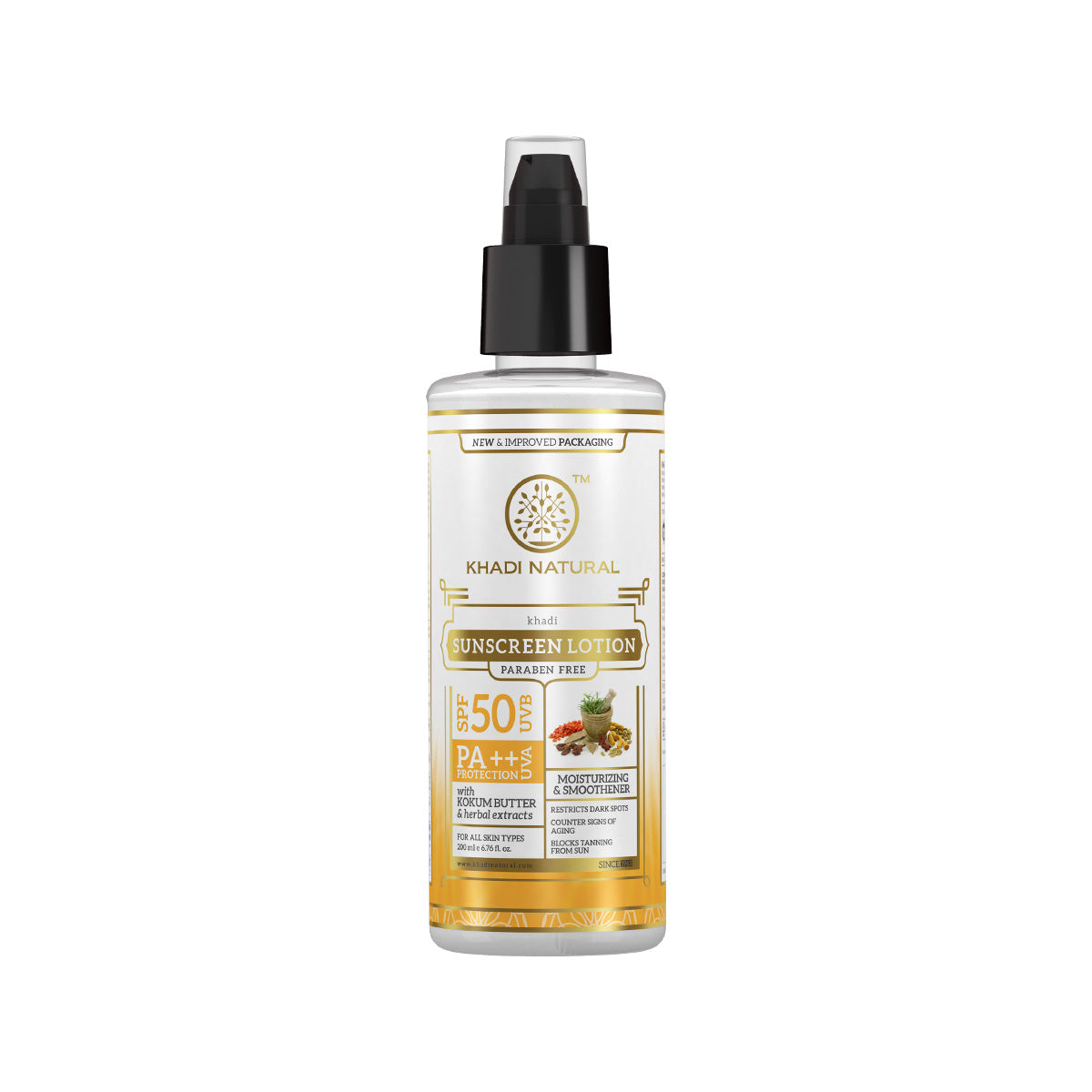 Khadi Natural Sunscreen Moisturising Lotion - SPF 50 - 100ml - Buy from Indicrest