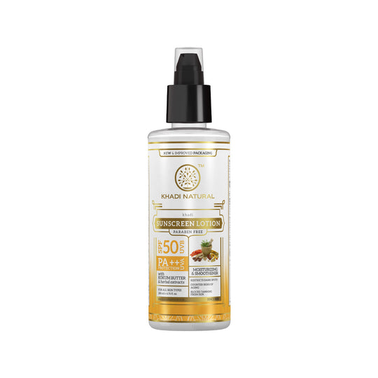 Khadi Natural Sunscreen Moisturising Lotion - SPF 50 - 100ml - Buy from Indicrest