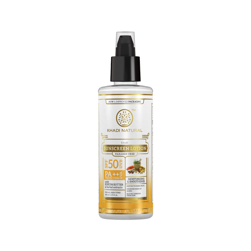 Khadi Natural Sunscreen Moisturising Lotion - SPF 50 - 100ml - Buy from Indicrest