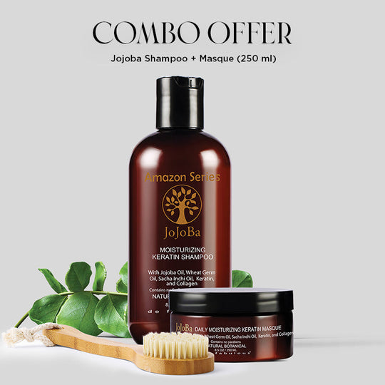 De Fabulous Amazon Series Jojoba Shampoo 250ml + Masque 250ml - Buy from Indicrest