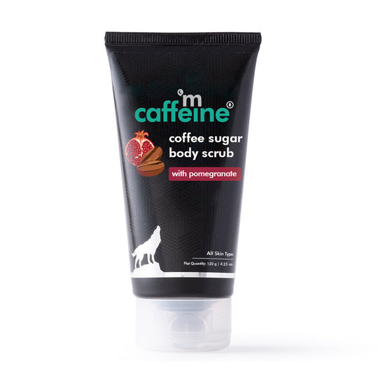 Mcaffeine Coffee Sugar Body Scrub with Pomegranate, 120g - Buy from Indicrest