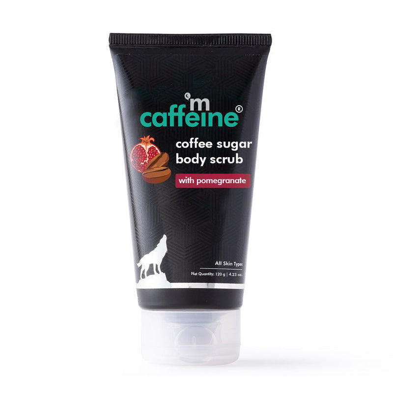 Mcaffeine Coffee Sugar Body Scrub with Pomegranate, 120g - Buy from Indicrest