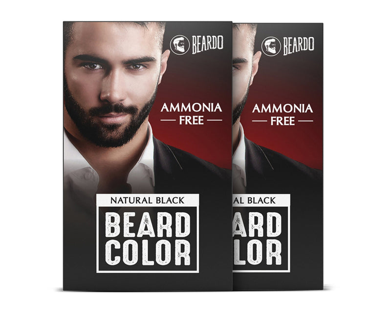 Beardo Beard Color for Men, Natural Black, Pack of 2 - Buy from Indicrest