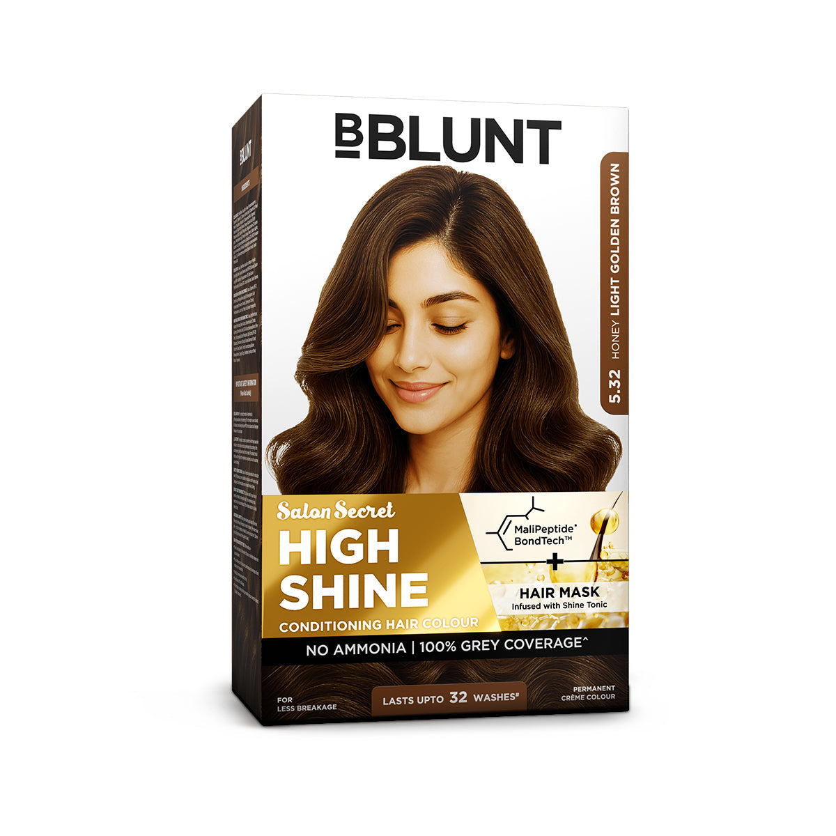 Bblunt High Shine Conditioning Hair Colour, Natural Black Shade 1 - Image 2 - Buy from Indicrest