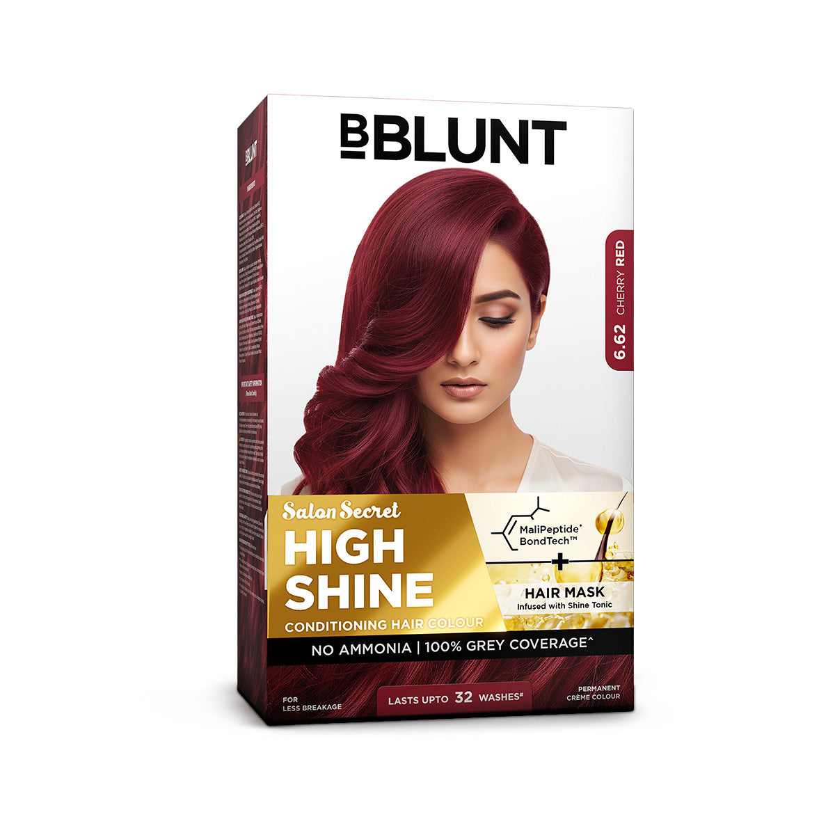 Bblunt High Shine Conditioning Hair Colour, Cherry Red Shade 6.62 - Image 14 - Buy from Indicrest