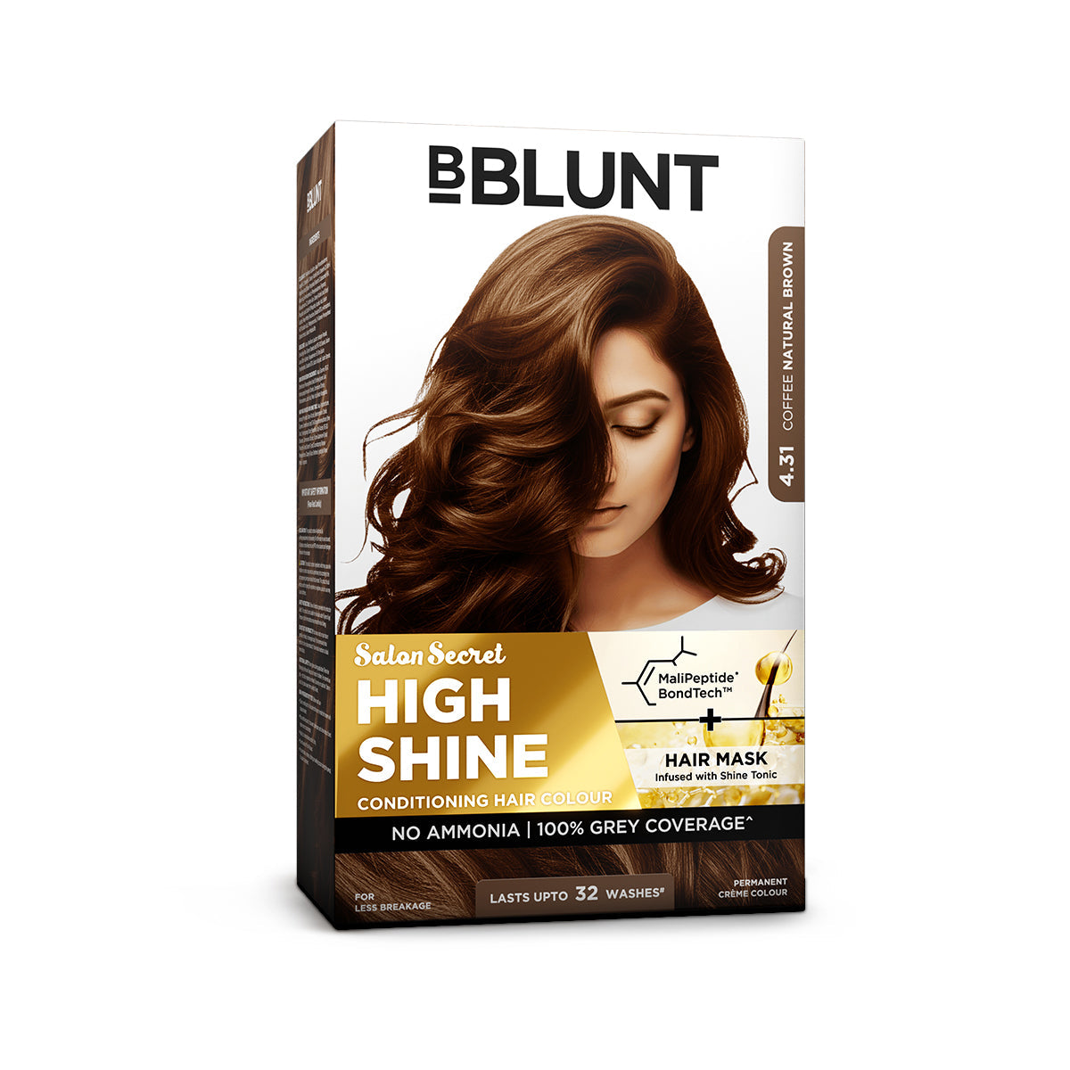 Bblunt High Shine Conditioning Hair Colour, Honey Light Brown Shade 5.32 - Image 14 - Buy from Indicrest