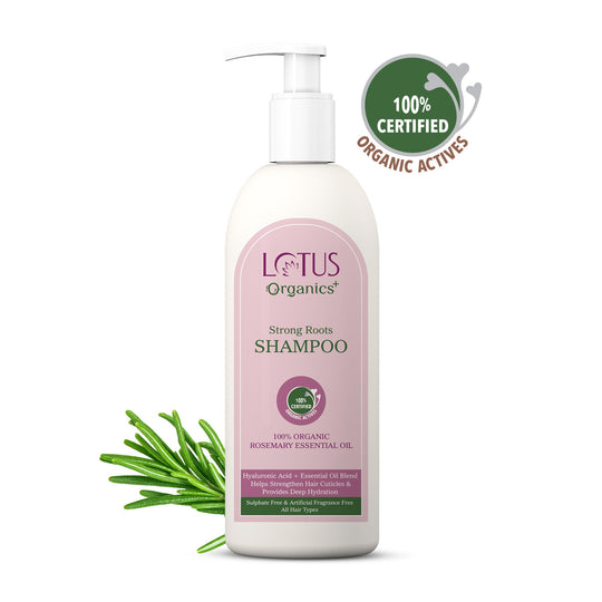 Lotus Herbals Organics+ Strong Roots Shampoo, 280ml
