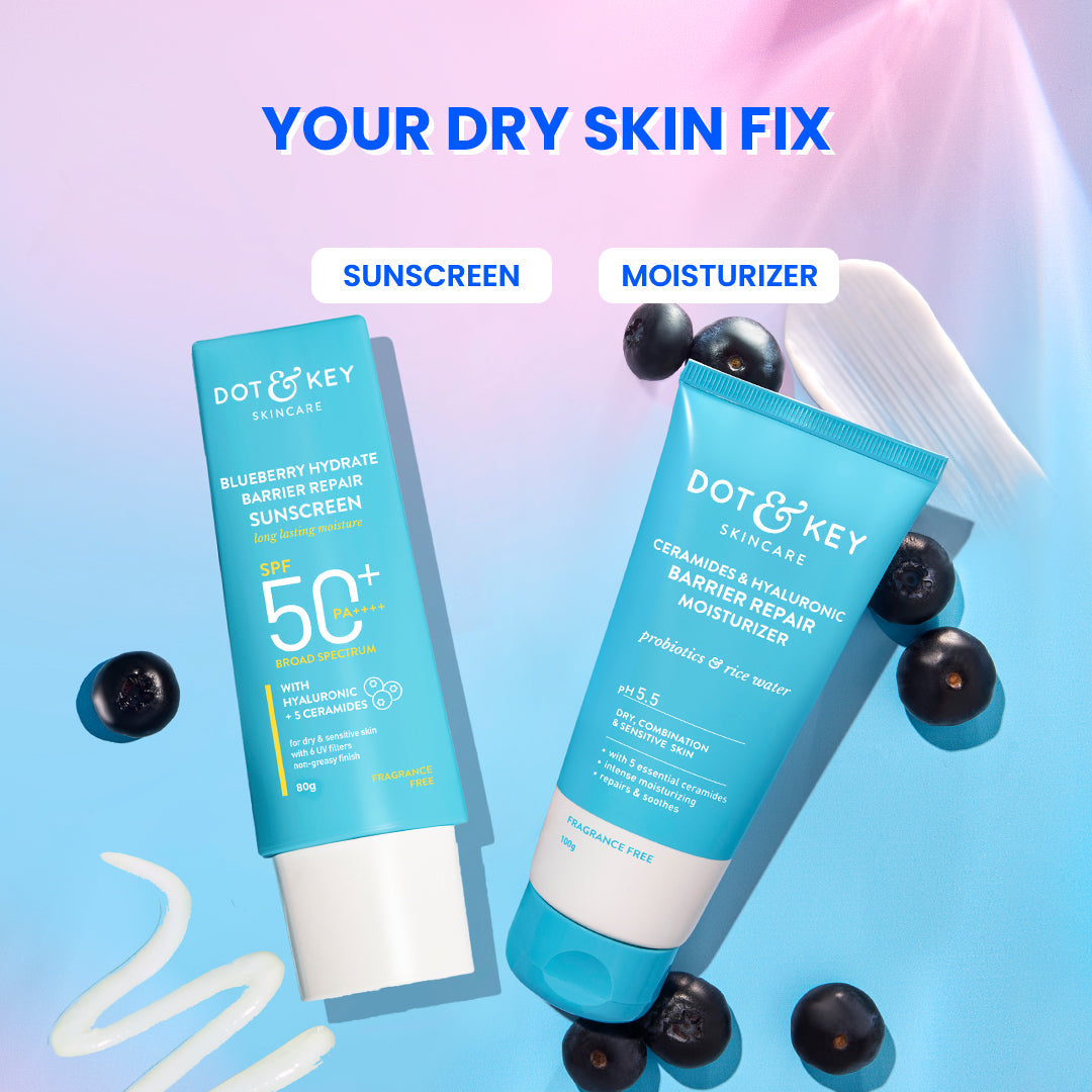 Dot & Key Hydrate + Protect Barrier Repair Combo (80g+100ml)