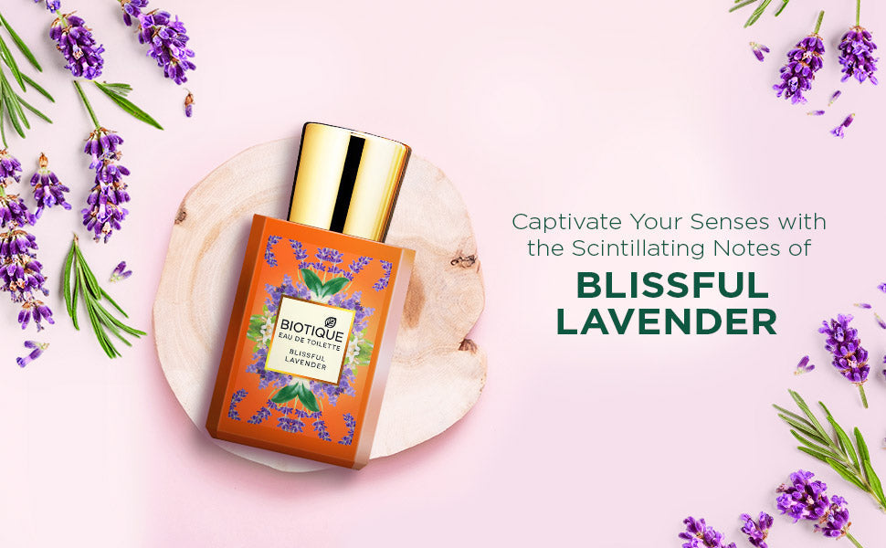Biotique Blissfull Lavender Eau De Toilette, 50ml - Image 3 - Buy from Indicrest