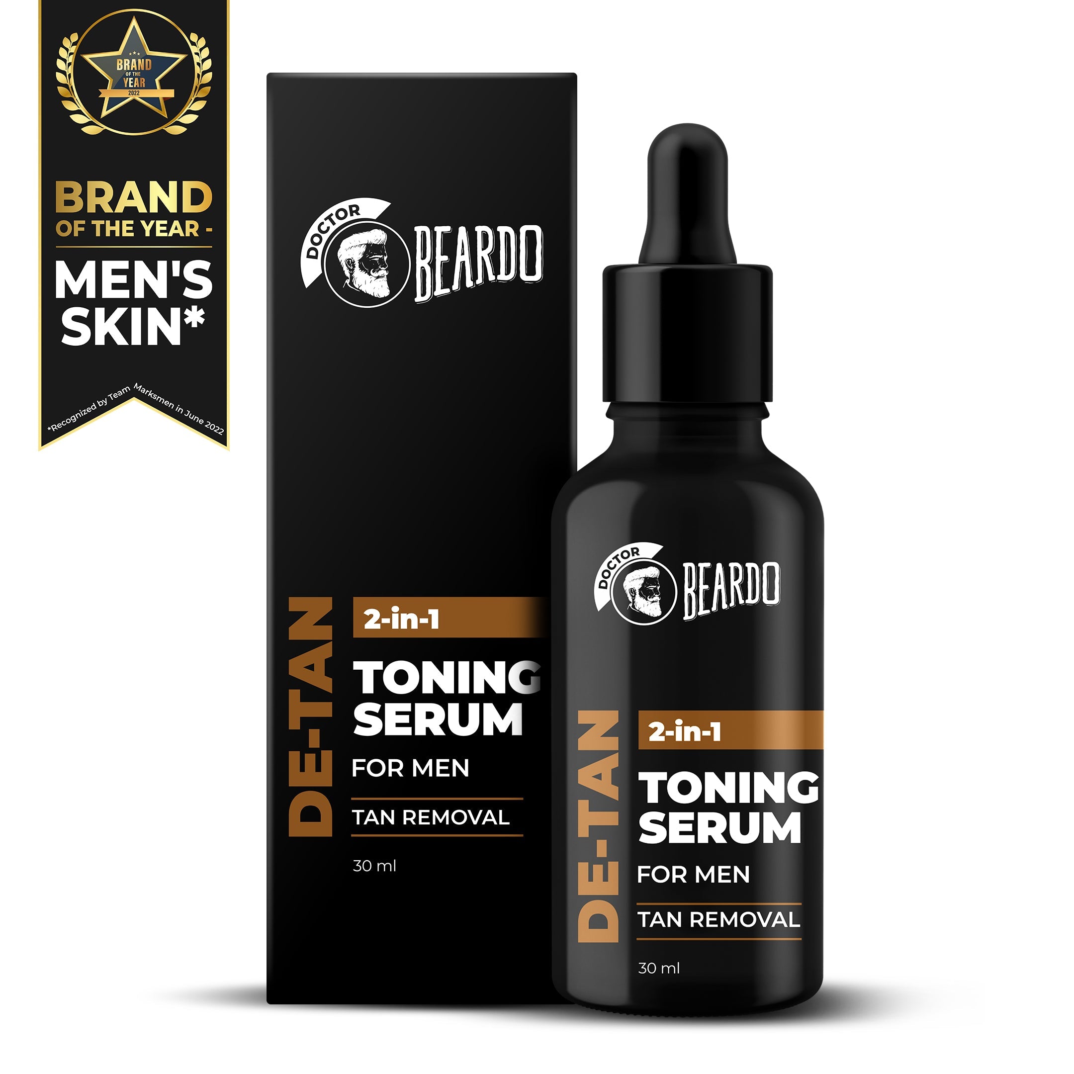 Beardo De-Tan 2 in 1 Toning Serum, 30ml - Buy from Indicrest