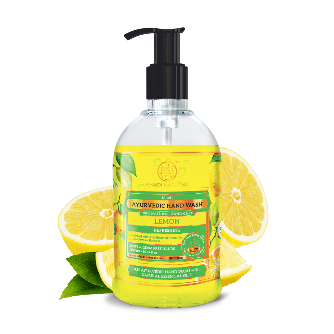 Khadi Natural Refreshing Lemon Handwash - 300ml - Buy from Indicrest
