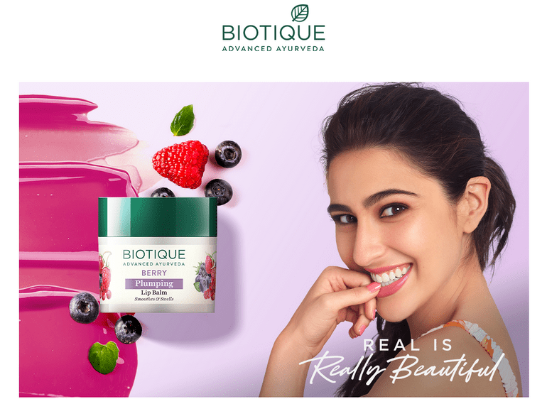 Biotique Berry Plumping Lip Balm, 12g - Image 2 - Buy from Indicrest