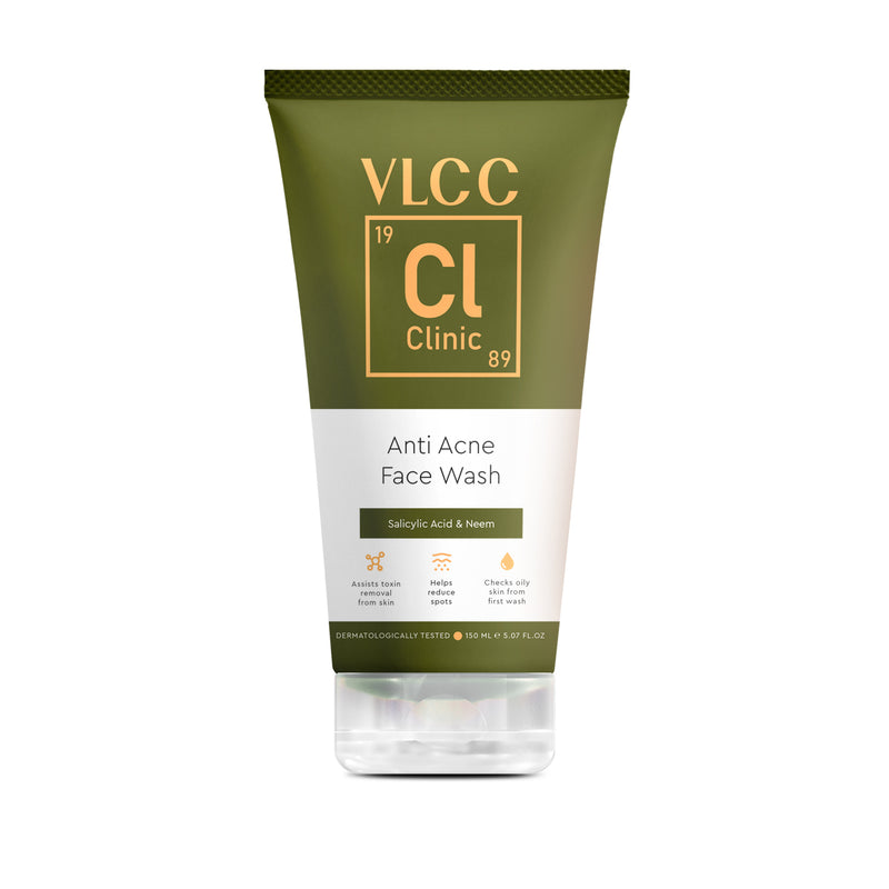 VLCC Anti Acne Face Wash - 150 ml - With Salicylic Acid and Neem - Buy from Indicrest