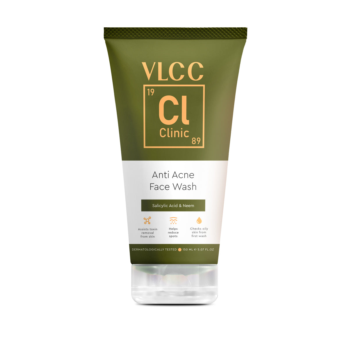 VLCC Anti Acne Face Wash - 150 ml - With Salicylic Acid and Neem - Buy from Indicrest