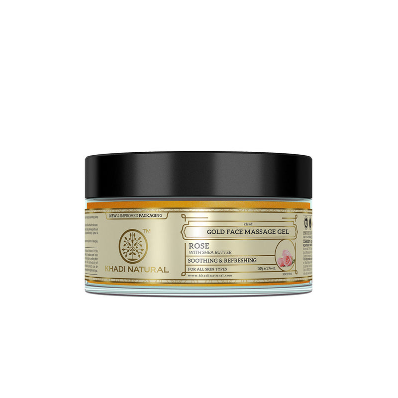 Khadi Natural Gold Face Massage Gel - 50gm - Buy from Indicrest