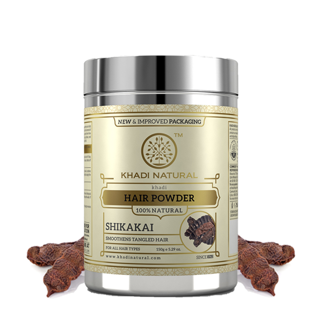 Khadi Natural Organic Shikakai Powder For Hair Wash - 150gm - Image 5 - Buy from Indicrest