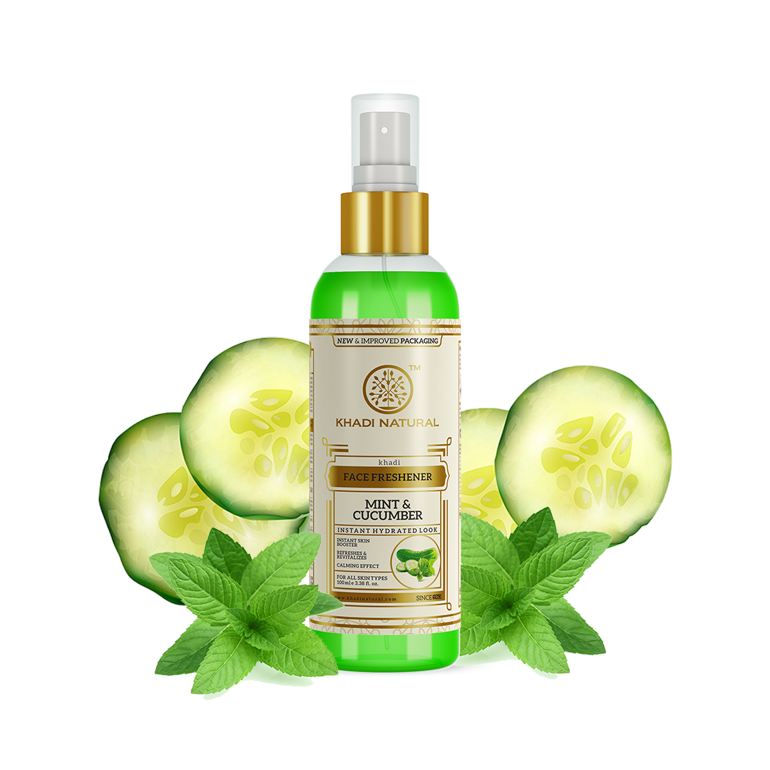 Khadi Natural Mint & Cucumber Face Spray - 100ml - Image 5 - Buy from Indicrest