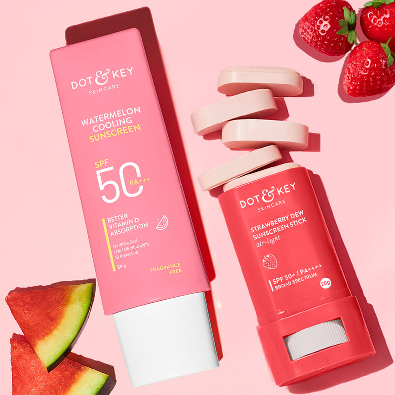 Dot & Key All Time Favourite Sunscreen Duo, (50g+20g) Buy at Indicrest