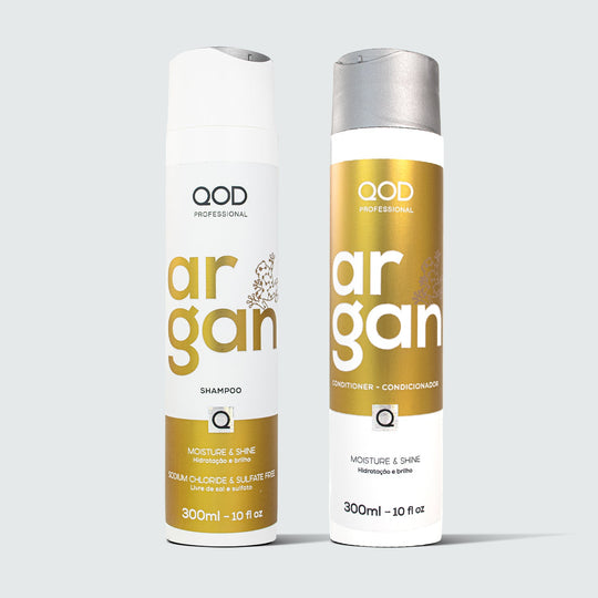 QOD Argan Oil Shampoo and Conditioner, 300ml - Combo Buy at Indicrest
