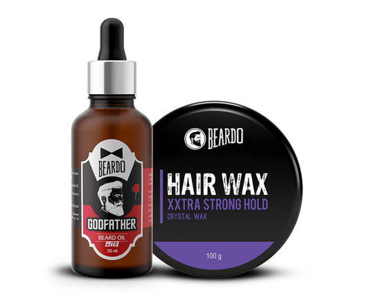 Beardo Hair & Beard Styling Duo Combo, XXTRA Strong Hold - Buy from Indicrest