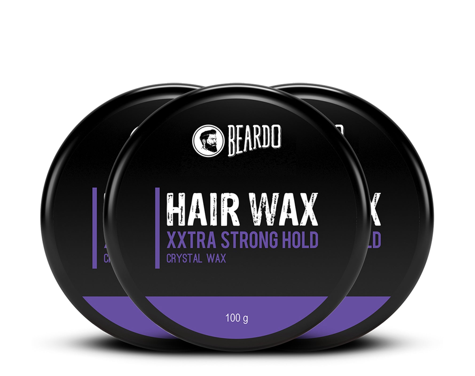 Beardo Hair Wax XXTRA STRONGHOLD Crystal Wax, Pack of 3 - Buy from Indicrest