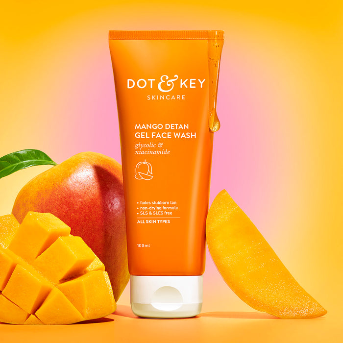 Dot & Key Mango Detan Gel Face Wash, 100ml