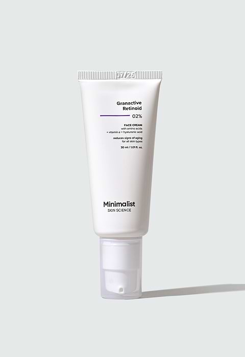 Minimalist Granactive Retinoid 2% Face Cream For Help Reduce Fine Lines &amp; Wrinkles, 30ml - Buy from Indicrest