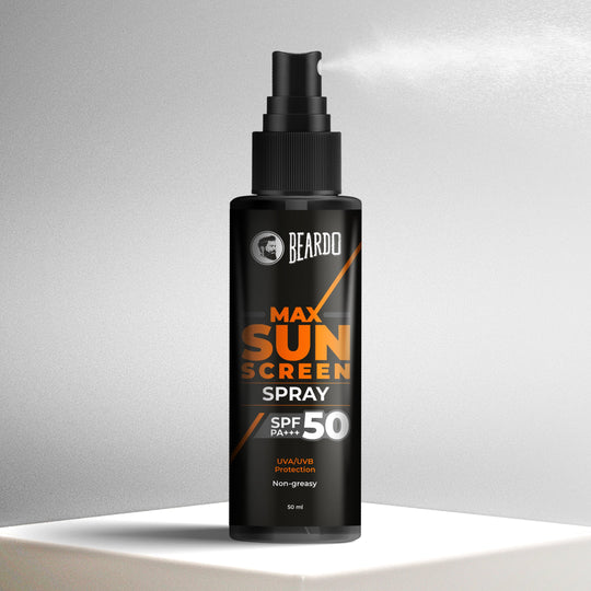 Beardo Max Sunscreen Spray SPF-50, 50ml - Buy from Indicrest