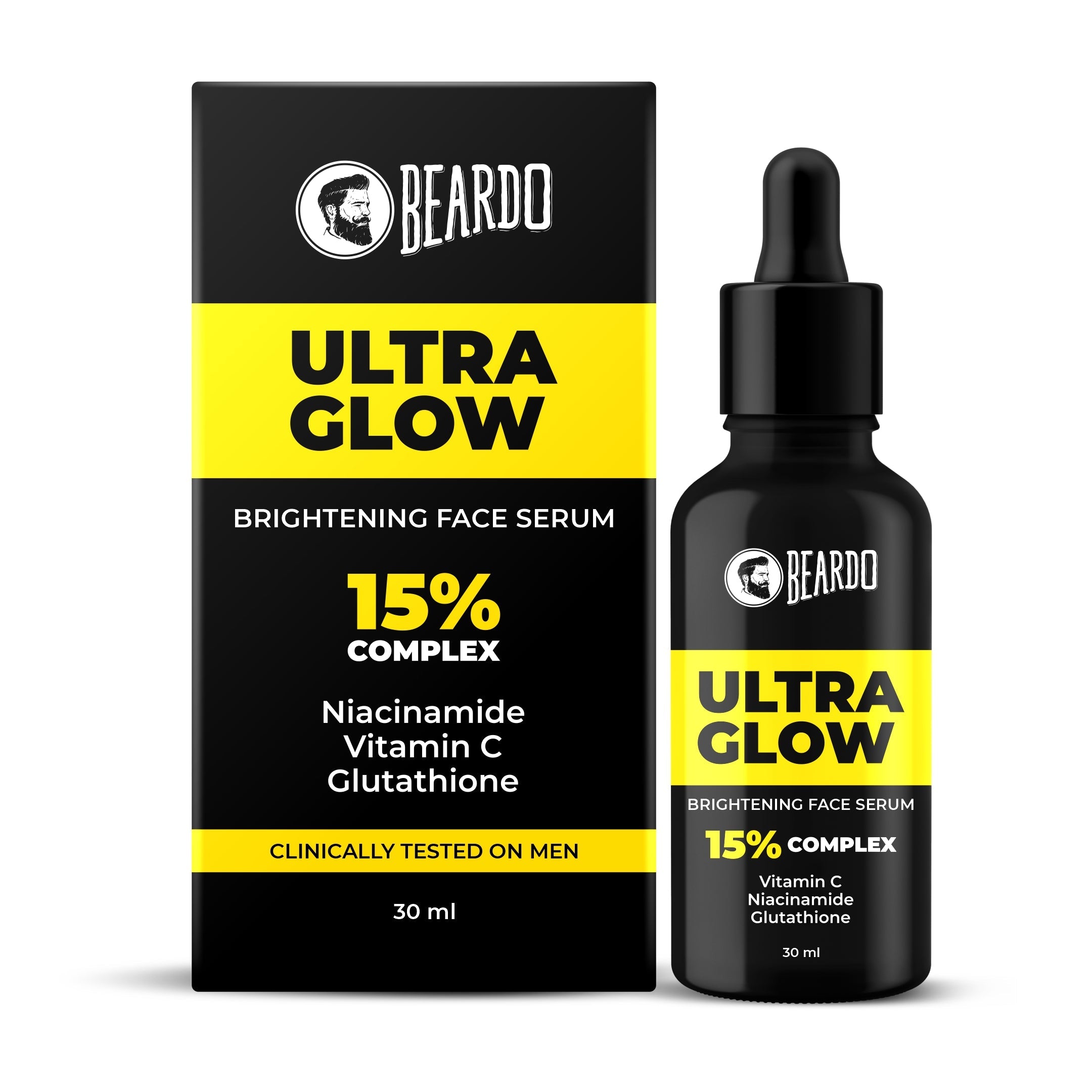Beardo Ultra Glow Brightening Serum, 30ml - Buy from Indicrest