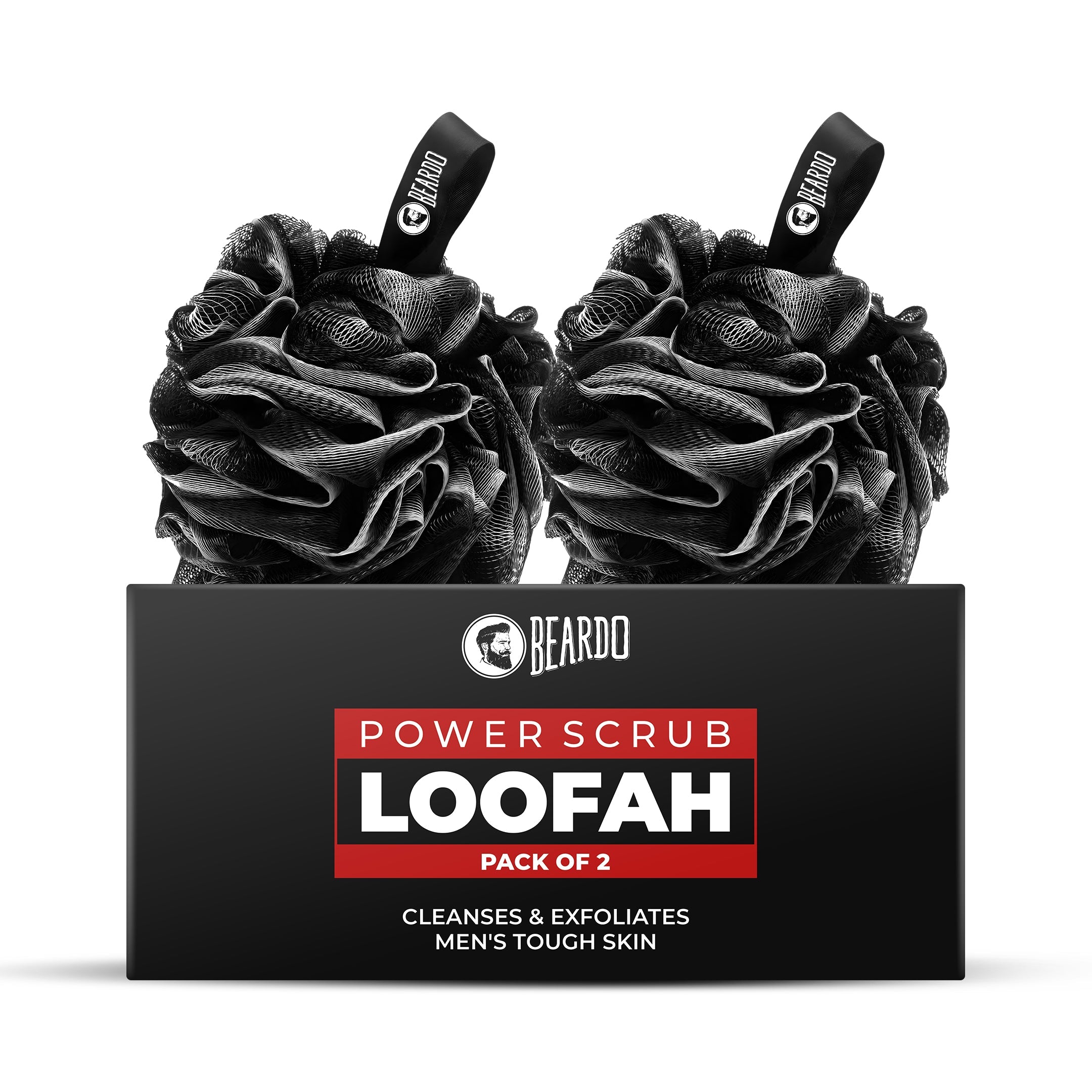 Beardo Power Scrub Loofah Pack of 2 - Buy from Indicrest